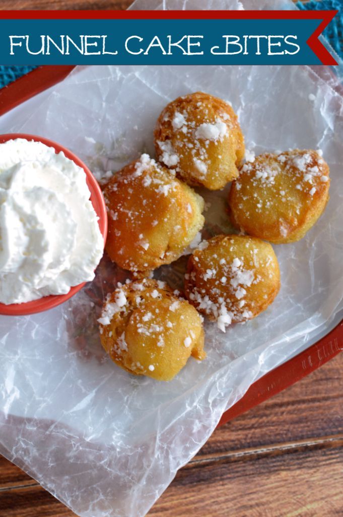 Funnel Cake Bites