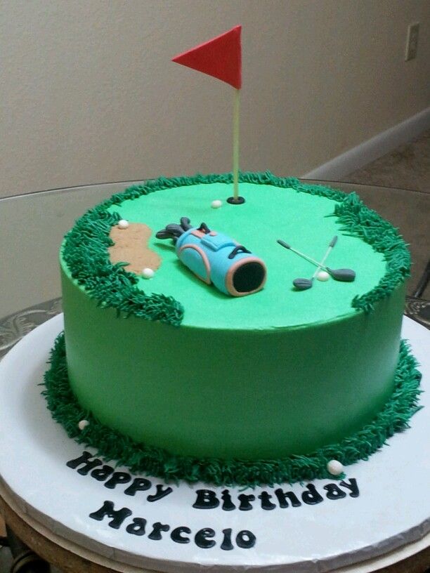 Golf Theme Cake