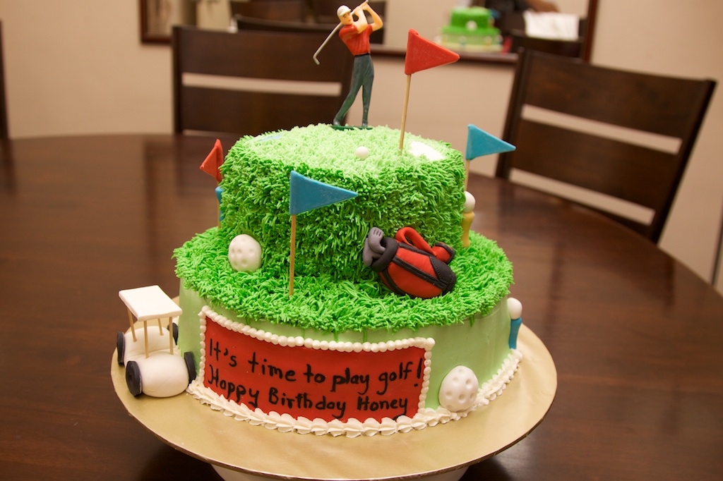 Golf Themed Cake