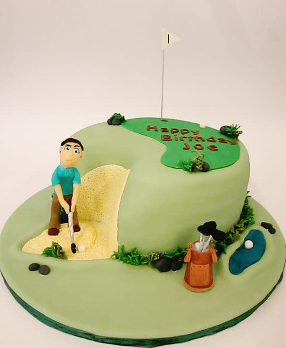 Golf Themed Cake