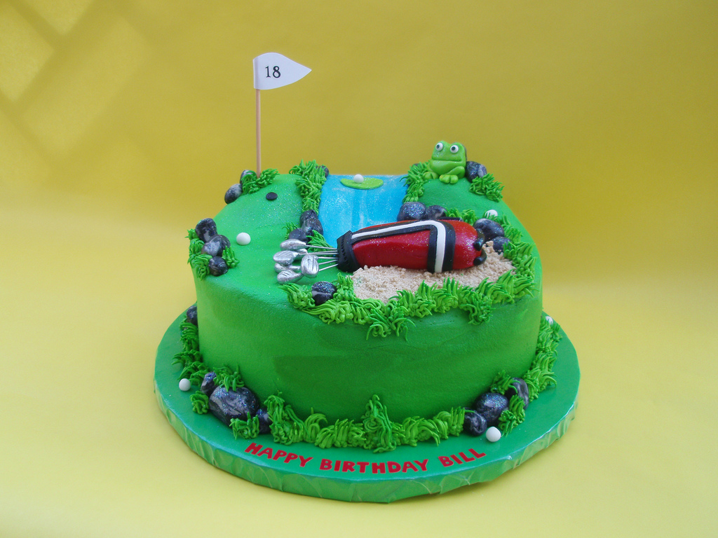 Golf Themed Cake