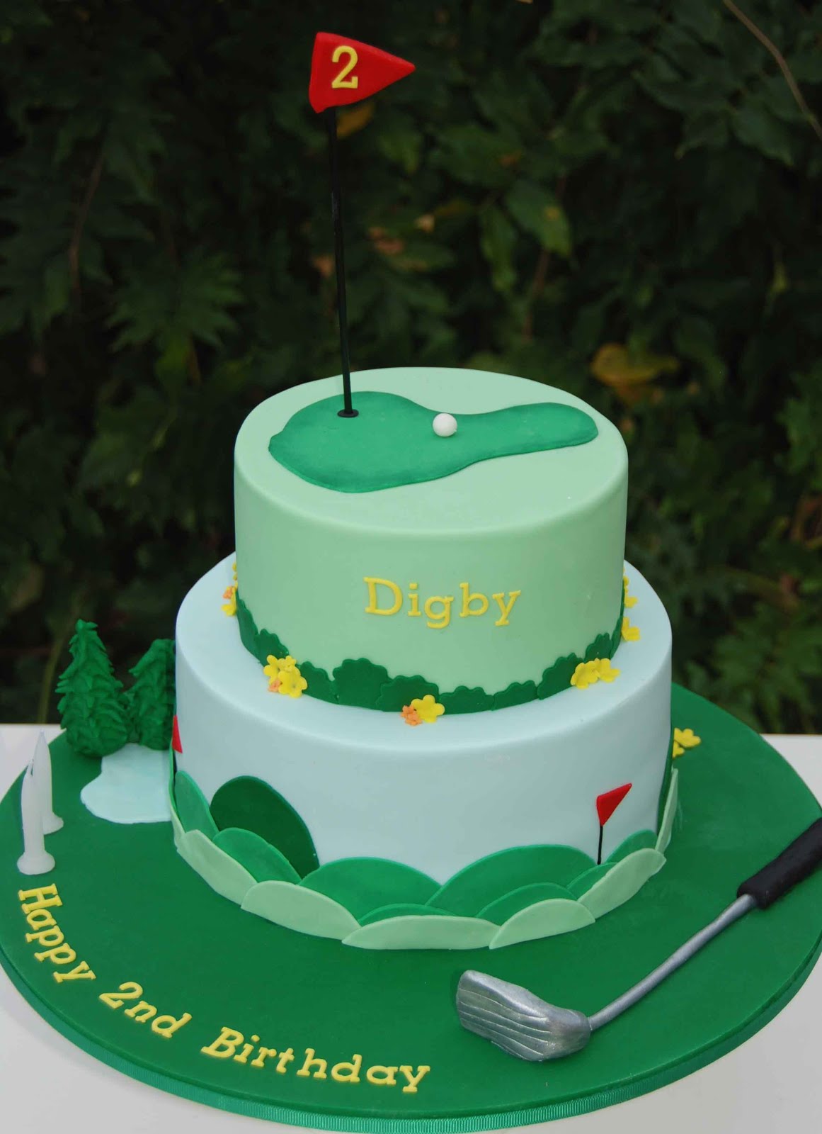 Golf Themed Cake