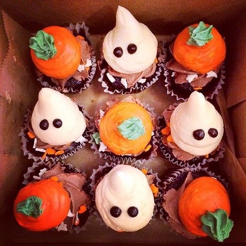 Halloween Pumpkin Cupcakes