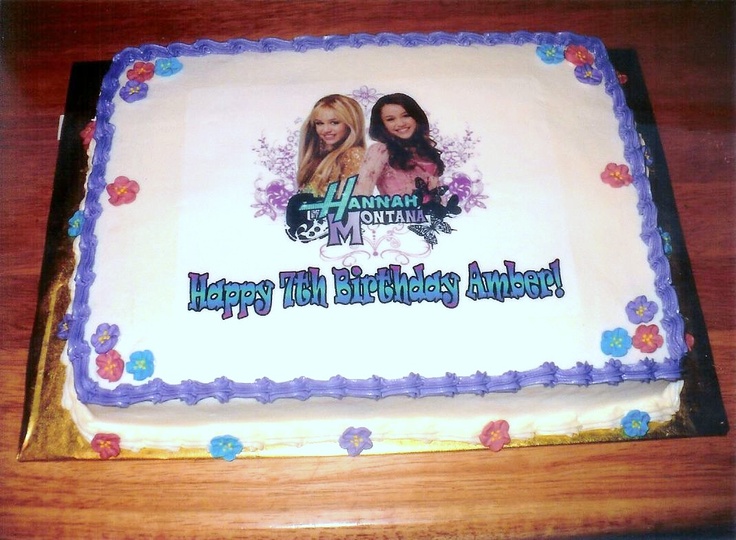 Hannah Montana Birthday Cake