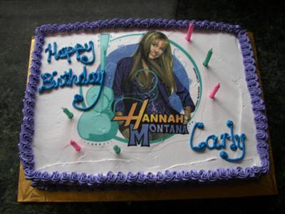 Hannah Montana Birthday Cake