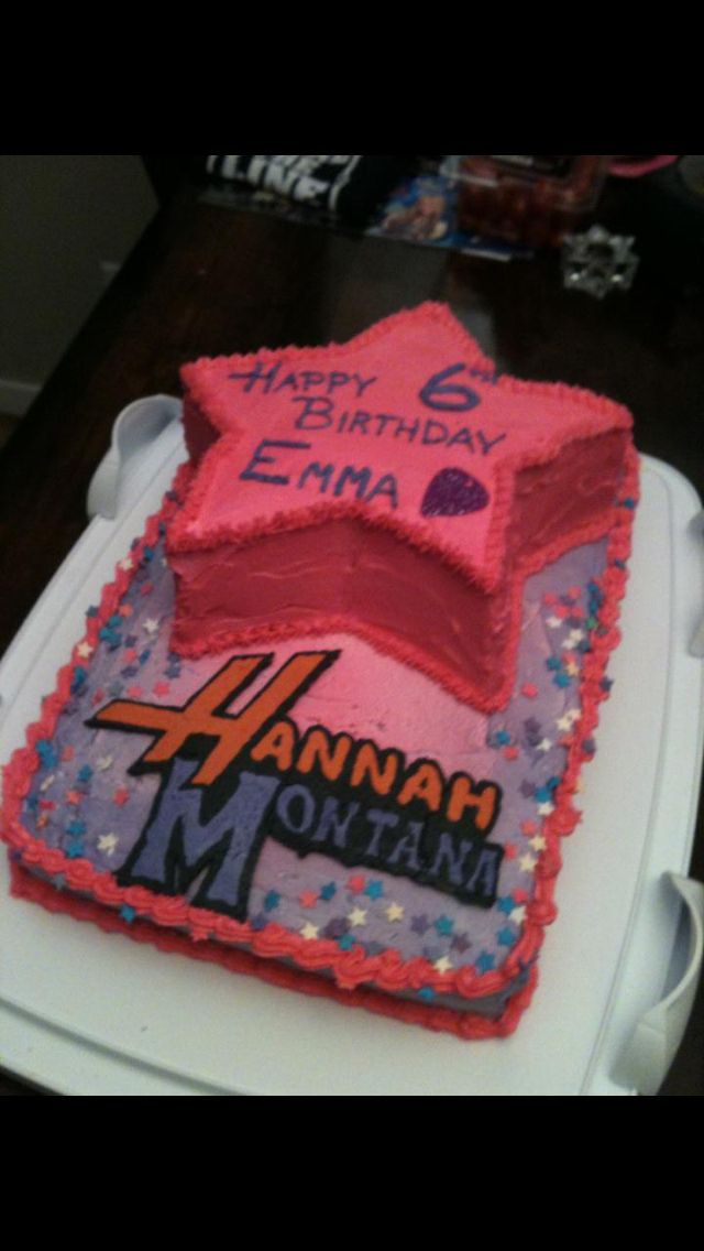 Hannah Montana Birthday Cake