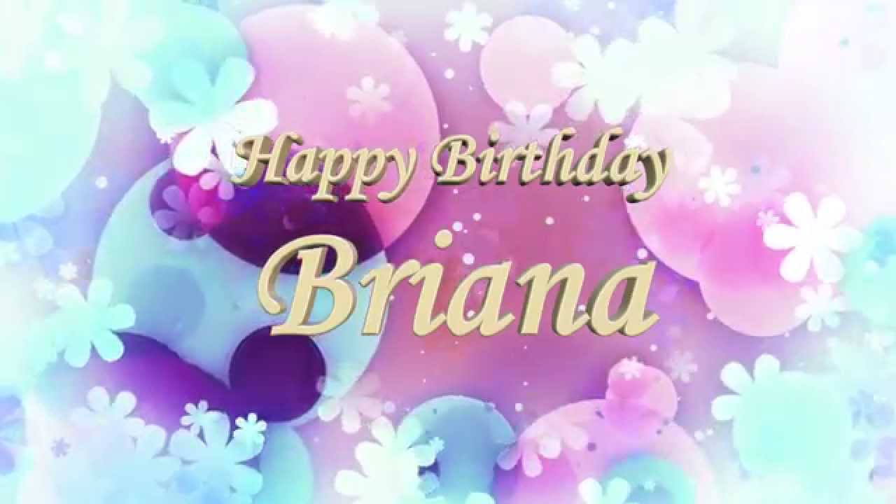 Happy Birthday Brianna