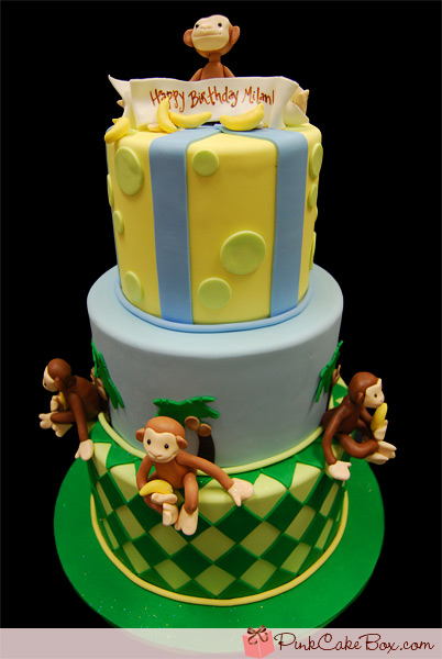 Happy Birthday Monkey Cake