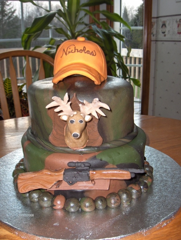 Hunting Theme Cake