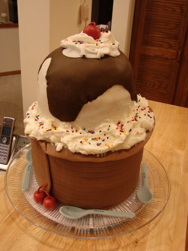 Ice Cream Sundae Cake