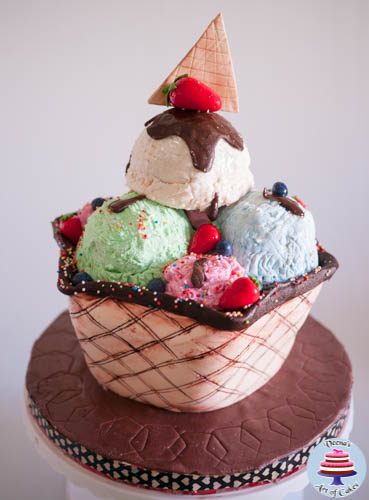 Ice Cream Sundae Cake