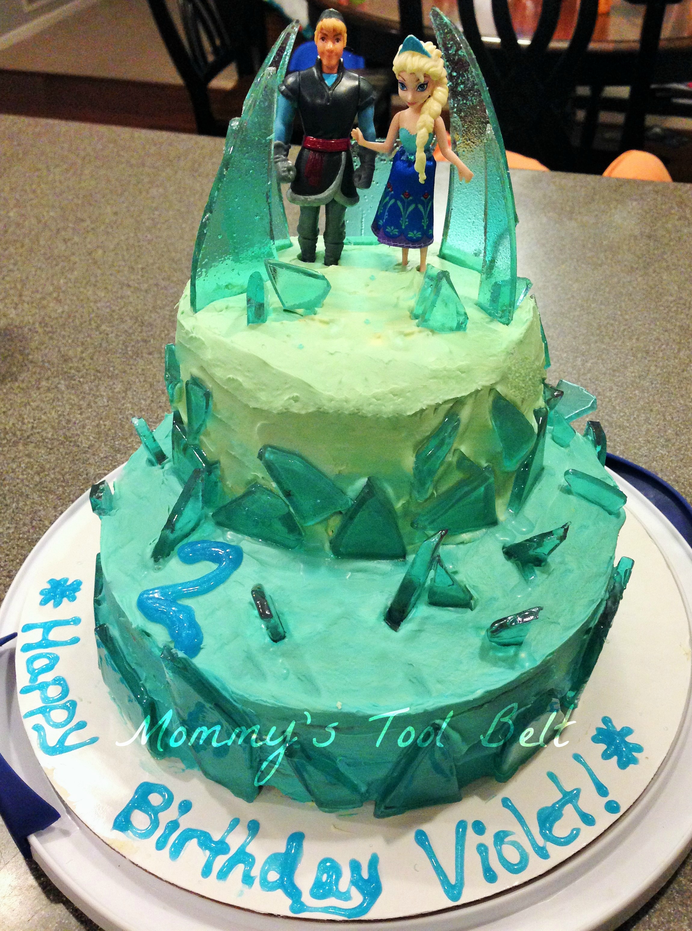 Little Girl Birthday Cake Frozen