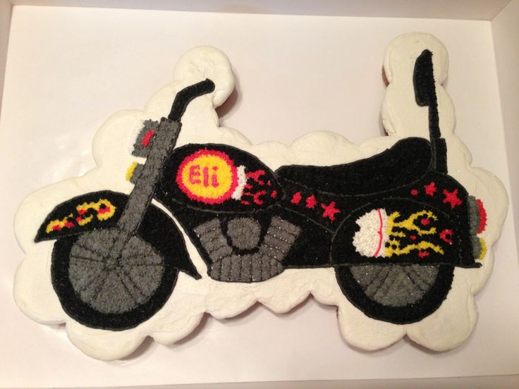 Motorcycle Cupcake Cake