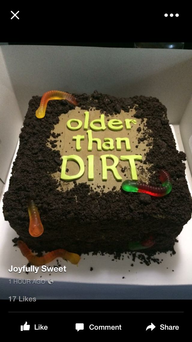 Old Man Birthday Cake Ideas