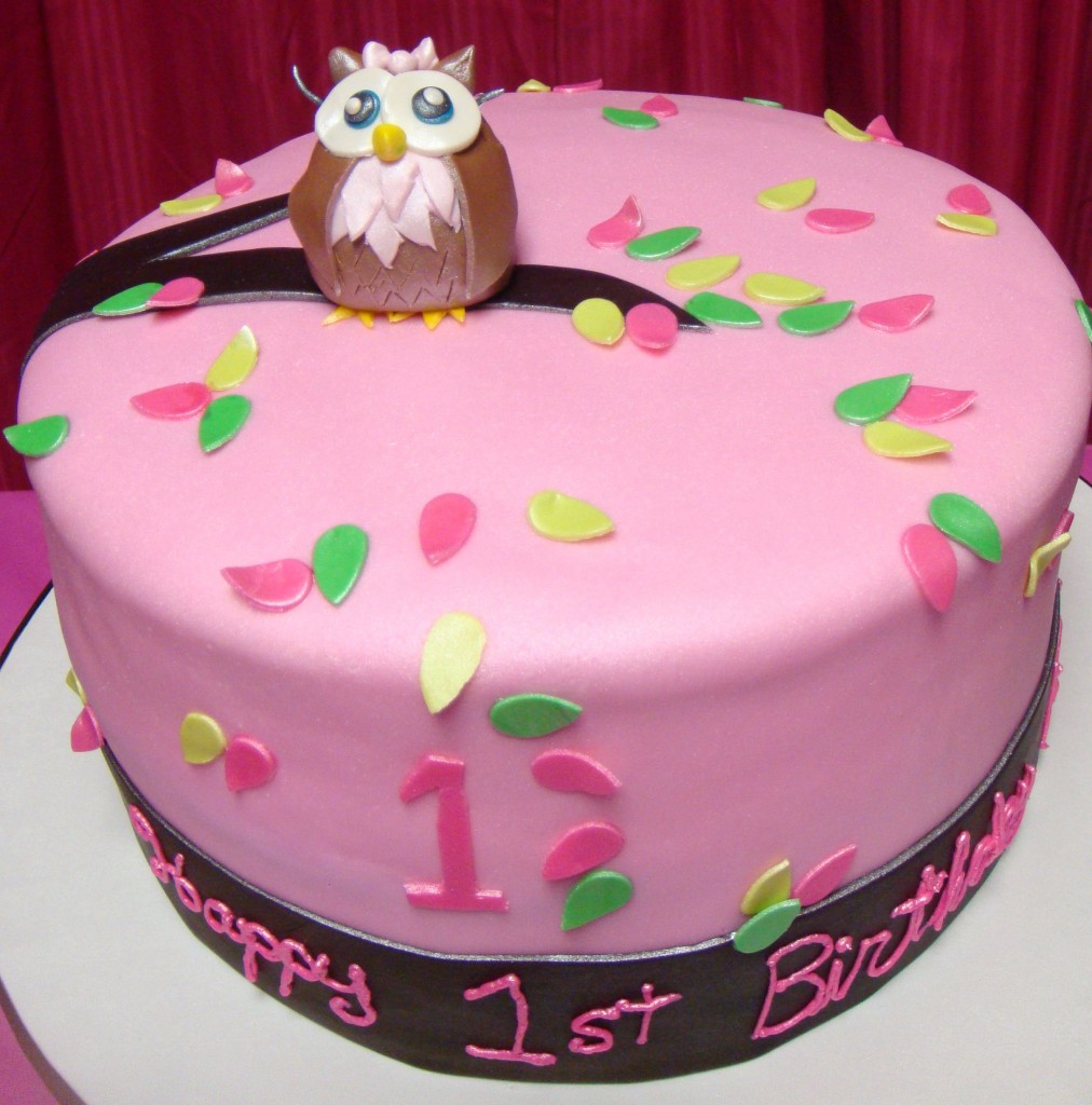 Owl Birthday Cake Decorations