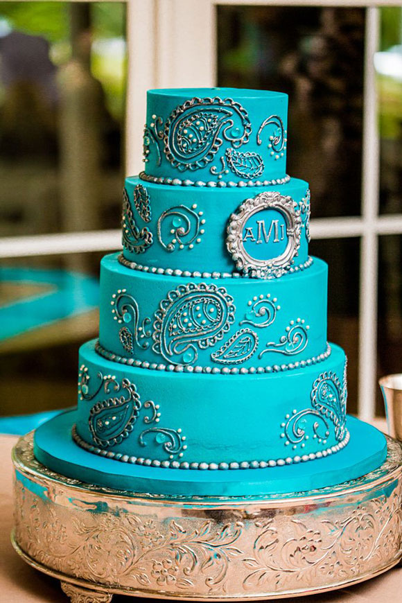 Paisley Wedding Cake