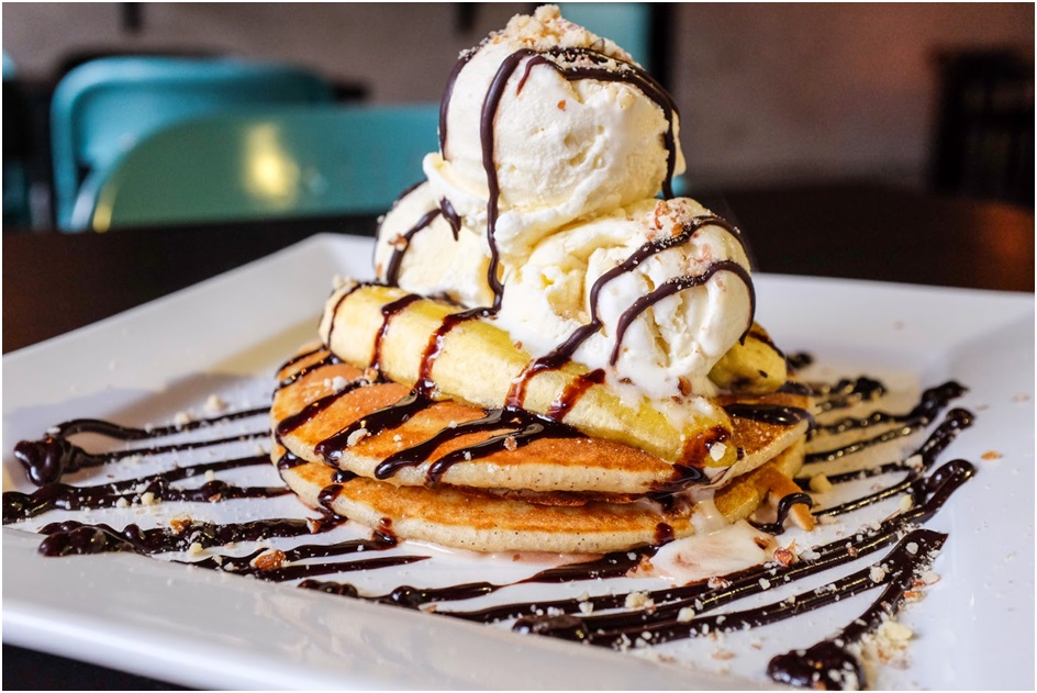 Pancakes and Ice Cream