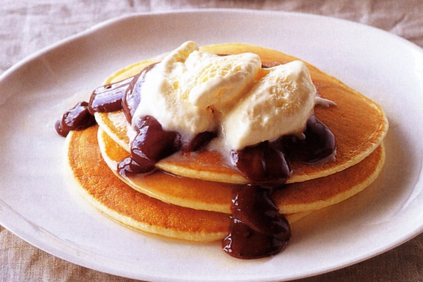 Pancakes with Ice Cream