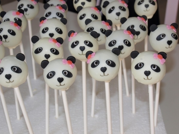 Panda Birthday Cake Pops