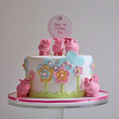 Pig Birthday Cake Ideas