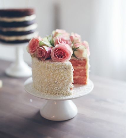 Pink Coconut Cake