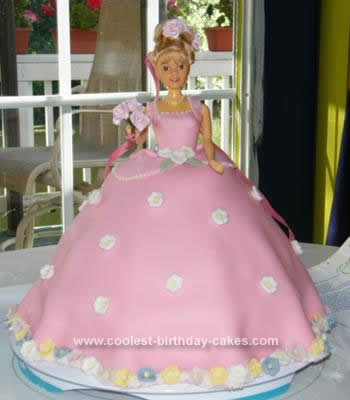 Pink Princess Birthday Cake