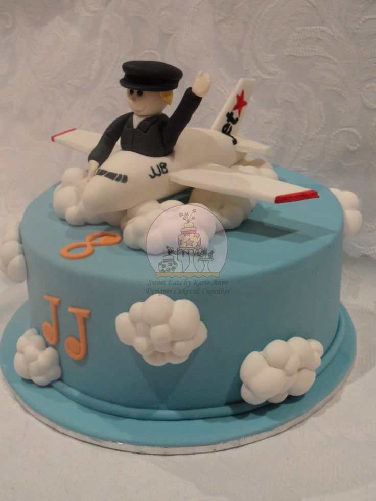 Plane Birthday Cake for Boys