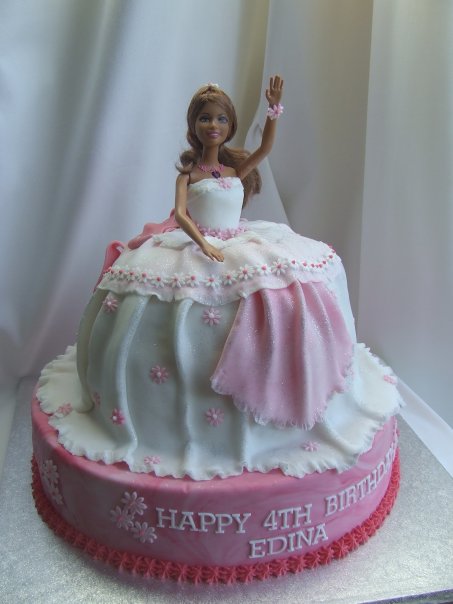 Princess Doll Birthday Cake