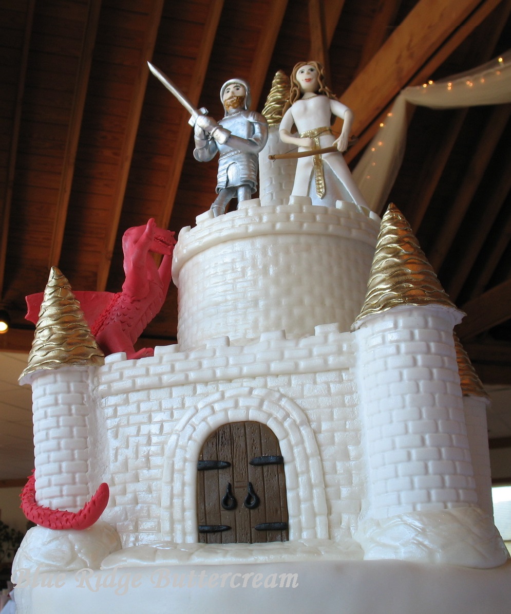 8 Photos of Buttercream Princess Castle Cakes