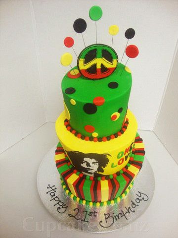 Rasta Birthday Cake