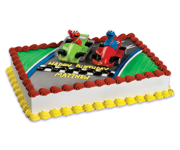 Sesame Street Race Cars Cake Kit