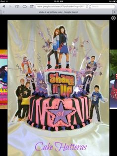 Shake It Up Birthday Cake