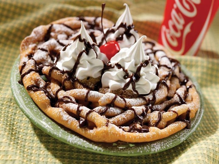 Six Flags Funnel Cake