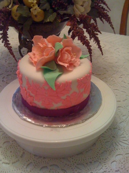 Small Elegant Flower Birthday Cakes