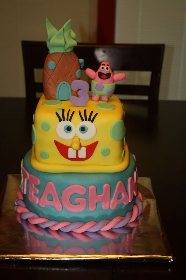 Spongebob Girl Birthday Cake