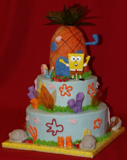 Spongebob Girl Birthday Cake