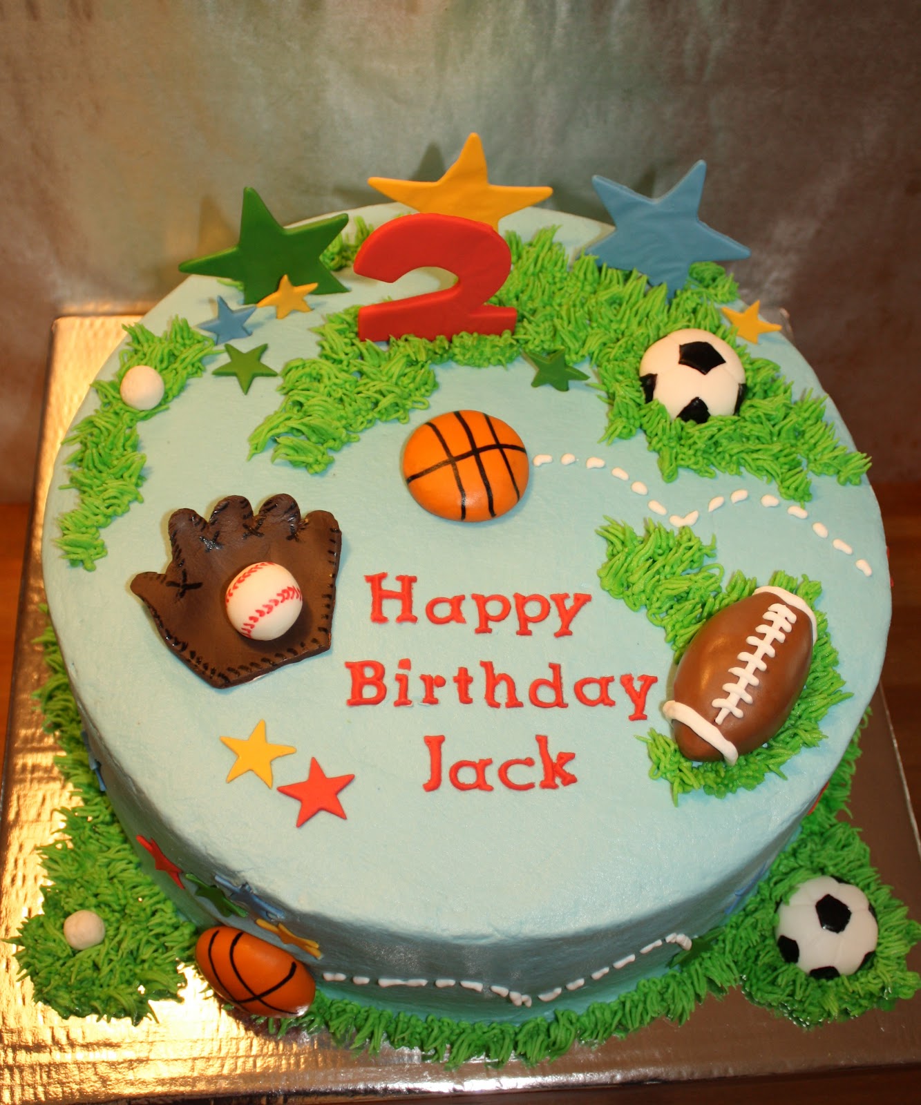 Sports Birthday Cake