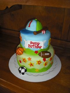 Sports Birthday Cake