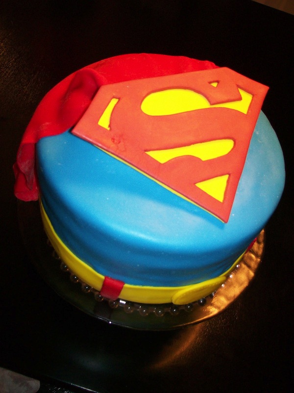 Superman Birthday Cake