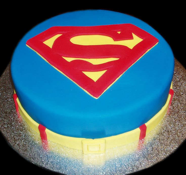 Superman Birthday Cake