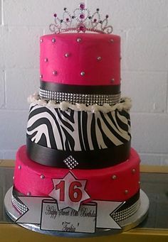 Sweet 16 Birthday Cake