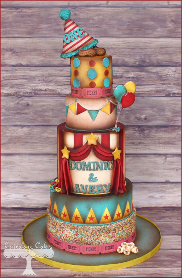 Vintage Circus Cake