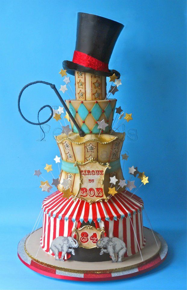 Vintage Circus Cake