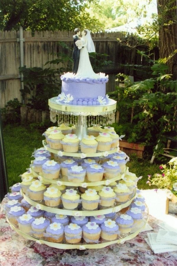 Wedding Cake and Cupcake Tiers