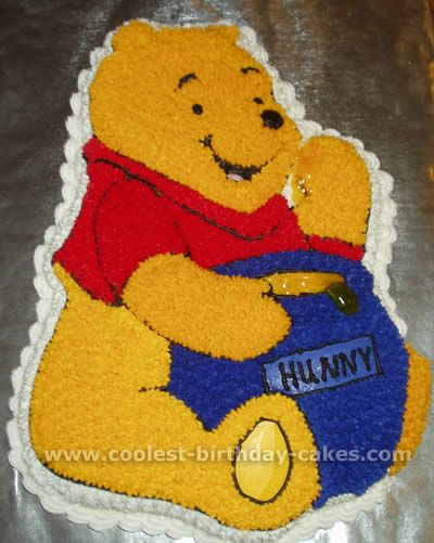 9 Photos of Pooh Bear Birthday Cakes For Sami