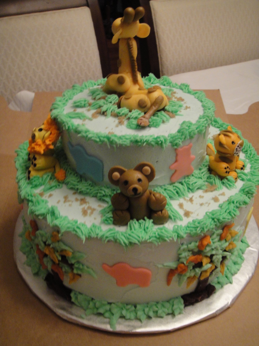 Zoo Animals Cake