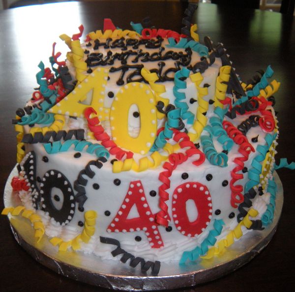 40th Birthday Cake Ideas