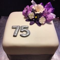 75th Birthday Cake Idea