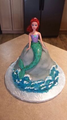 Ariel Birthday Cake