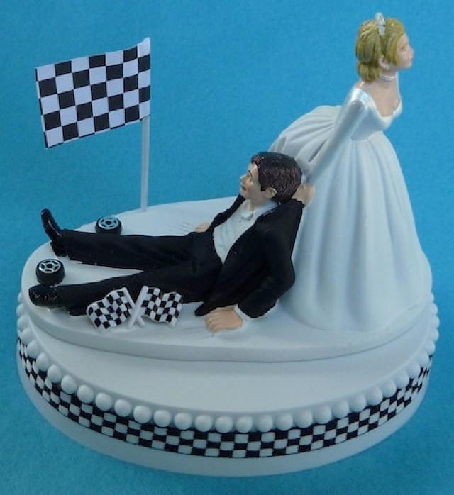 Car Themed Wedding Cake Toppers